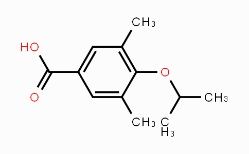 CAS No. 1014691-12-3, 3,5-Dimethyl-4-isopropoxybenzoic acid