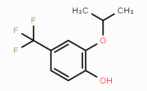CAS No. 1243353-40-3, 2-Isopropoxy-4-(trifluoromethyl)phenol