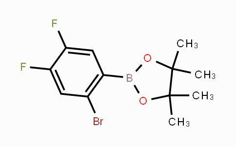 CAS No. 1595078-09-3, 2-Bromo-4,5-difluorophenylboronic acid pinacol ester