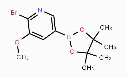 CAS No. 2121512-66-9, 2-Bromo-3-methoxypyridine-5-boronic acid pinacol ester