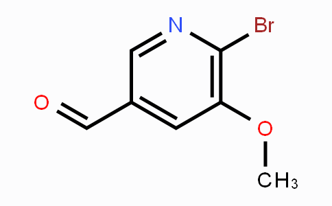 CAS No. 1256833-92-7, 6-Bromo-5-methoxypyridine-3-carbaldehyde