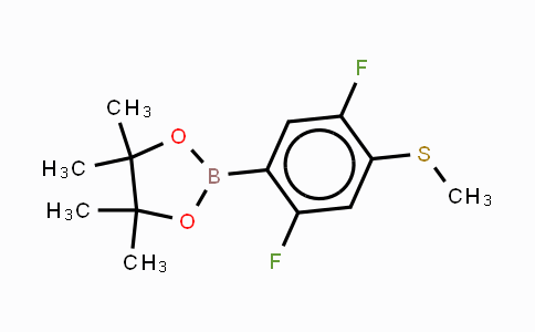 CAS No. 1383968-47-5, 2,5-Difluoro-4-(methylsulfanyl)phenylboronic acid, pinacol ester