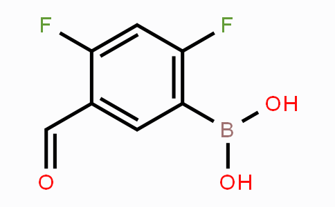 CAS No. 1413393-42-6, 2,4-Difluoro-5-formylphenylboronic acid