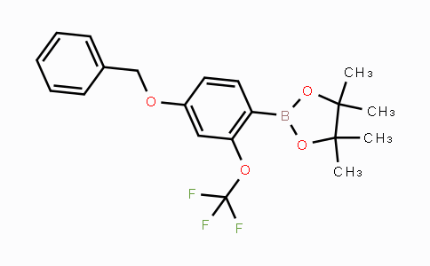 CAS No. 2121511-68-8, 4-Benzyloxy-2-(trifluoromethoxy)phenylboronic acid pinacol ester