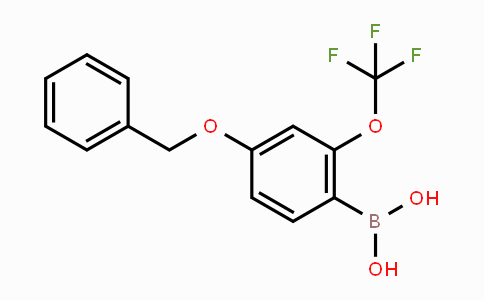 CAS No. 1562343-86-5, 4-Benzyloxy-2-(trifluoromethoxy)phenylboronic acid
