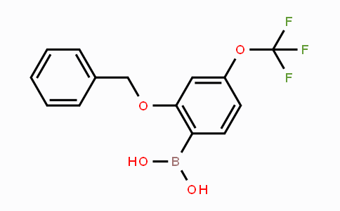 CAS No. 1704064-19-6, 2-Benzyloxy-4-(trifluoromethoxy)phenylboronic acid