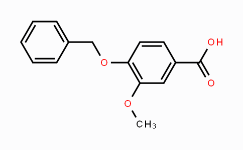 CAS No. 1486-53-9, 4-Benzyloxy-3-methoxybenzoic acid