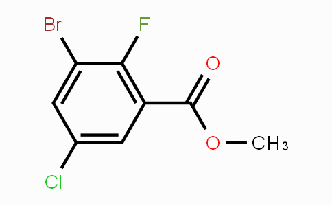 CAS No. 1353575-32-2, Methyl 3-bromo-5-chloro-2-fluorobenzoate