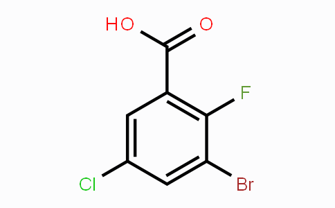 CAS No. 1269232-93-0, 3-Bromo-5-chloro-2-fluorobenzoic acid