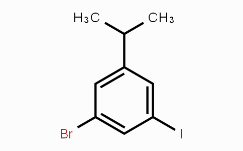 CAS No. 1369835-70-0, 1-Bromo-3-iodo-5-isopropylbenzene