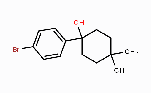 CAS No. 1809158-05-1, 4-(4-Bromophenyl)-4-hydroxy-1,1-dimethylcyclohexane