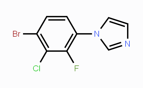 CAS No. 1809161-61-2, 1-(4-Bromo-3-chloro-2-fluorophenyl)-1H-imidazole