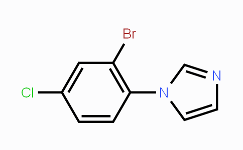 CAS No. 1785222-27-6, 1-(2-Bromo-4-chlorophenyl)-1H-imidazole
