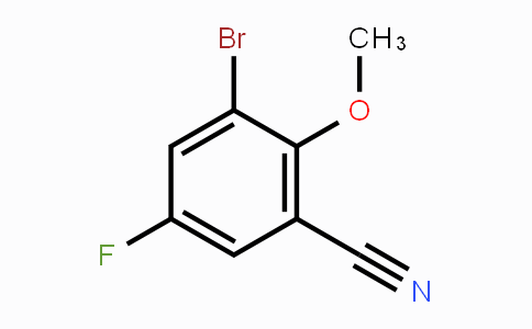 CAS No. 1260022-38-5, 3-Bromo-5-fluoro-2-methoxybenzonitrile