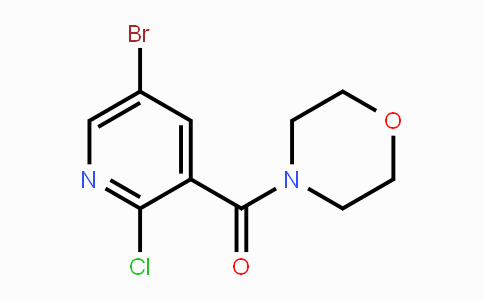 CAS No. 1251232-44-6, 4-(5-Bromo-2-chloropyridine-3-carbonyl)morpholine