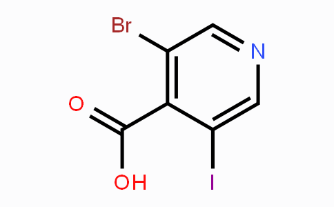 CAS No. 1809168-67-9, 3-Bromo-5-iodopyridine-4-carboxylic acid
