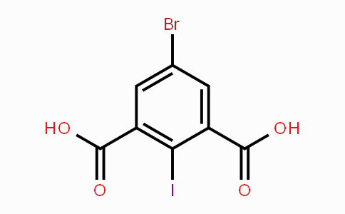 CAS No. 1428236-21-8, 5-Bromo-2-iodo-1,3-benzenedicarboxylic acid