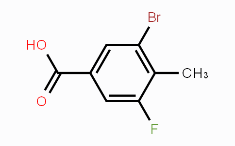 CAS No. 1191988-29-0, 3-Bromo-5-fluoro-4-methylbenzoic acid