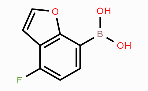 CAS No. 1204580-77-7, 4-Fluorobenzofuran-7-boronic acid