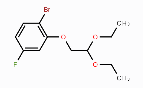 CAS No. 253429-30-0, 1-Bromo-2-(2,2-diethoxyethoxy)-4-fluorobenzene