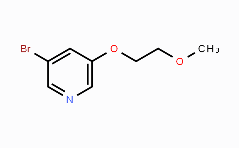 CAS No. 181585-07-9, 3-Bromo-5-(2-methoxyethoxy)pyridine