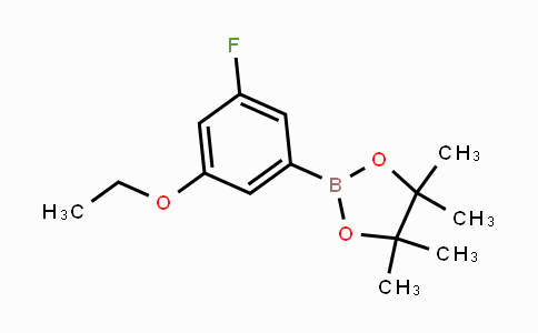 CAS No. 1416367-03-7, 2-(3-Ethoxy-5-fluorophenyl)-4,4,5,5-tetramethyl-1,3,2-dioxaborolane