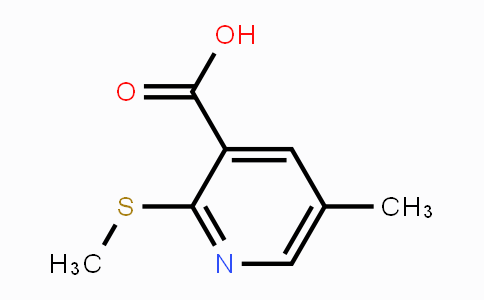 CAS No. 1809158-18-6, 2-(Methylthio)-5-methylpyridine-3-carboxylic acid