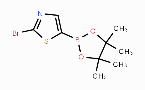 CAS No. 1402166-32-8, 2-Bromothiazole-5-boronic acid pinacol ester