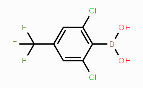 CAS No. 1887240-36-9, 2,6-Dichloro-4-(trifluoromethyl)phenylboronic acid