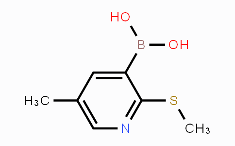 DY450916 | 2121513-52-6 | 5-Methyl-2-(methylthio)pyridine-3-boronic acid