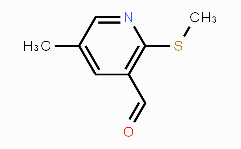 CAS No. 1289211-85-3, 5-Methyl-2-(methylthio)nicotinaldehyde