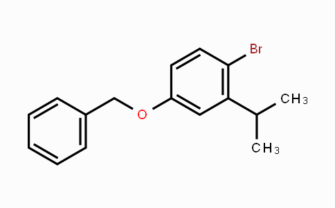 CAS No. 211495-35-1, 1-Bromo-2-isopropyl-4-benzyloxybenzene