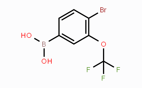 CAS No. 2121514-59-6, 4-Bromo-3-(trifluoromethoxy)phenylboronic acid