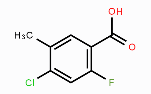 CAS No. 177211-31-3, 4-Chloro-2-fluoro-5-methylbenzoic acid