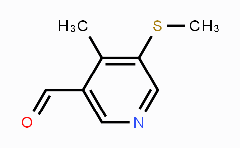 CAS No. 1289268-31-0, 4-Methyl-5-(methylthio)nicotinaldehyde