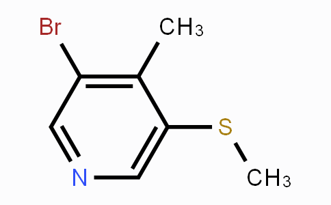 CAS No. 2056110-60-0, 3-Bromo-4-methyl-5-(methylthio)pyridine