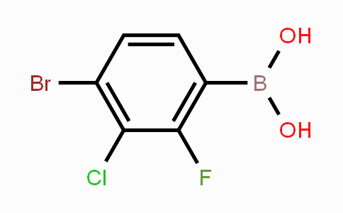 CAS No. 2121514-49-4, 4-Bromo-3-chloro-2-fluorophenylboronic acid