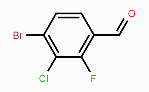 CAS No. 1696224-75-5, 4-Bromo-3-chloro-2-fluorobenzaldehyde