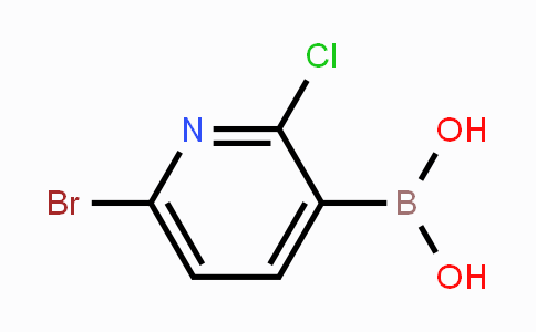 CAS No. 2121511-46-2, 6-Bromo-2-chloropyridine-3-boronic acid