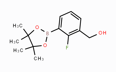 CAS No. 1333264-07-5, (2-Fluoro-3-(4,4,5,5-tetramethyl-1,3,2-dioxaborolan-2-yl)phenyl)methanol