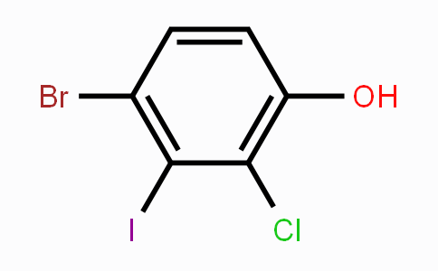 CAS No. 1809158-15-3, 4-Bromo-2-chloro-3-iodophenol