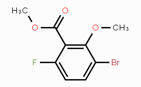 1809157-87-6 | Methyl 3-bromo-6-fluoro-2-methoxybenzoate