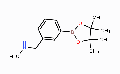 CAS No. 1454653-59-8, N-methyl-3-(4,4,5,5-tetramethyl-1,3,2-dioxaborolan-2-yl)-benzenemethanamine