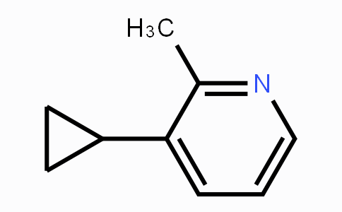 CAS No. 1346533-28-5, 3-Cyclopropyl-2-methylpyridine