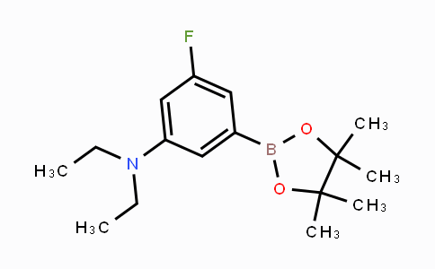 2121511-42-8 | 3-Fluoro-N,N-diethyl-5-(4,4,5,5-tetramethyl-1,3,2-dioxaborolan-2-yl)aniline