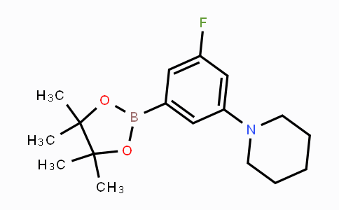 2121514-28-9 | 5-Fluoro-3-piperidinophenylboronic acid pinacol ester