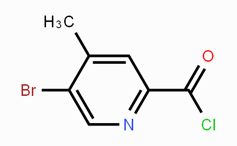 CAS No. 1211537-23-3, 5-Bromo-4-methylpyridine-2-carbonyl chloride