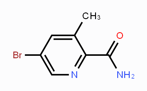 CAS No. 1400645-41-1, 5-Bromo-3-methylpyridine-2-carboxamide