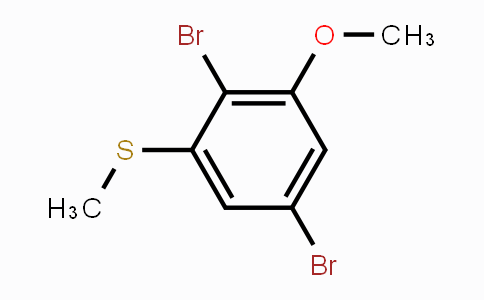 CAS No. 1809161-42-9, 1,4-Dibromo-2-methoxy-6-(methylsulfanyl)benzene