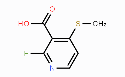 CAS No. 1809161-53-2, 2-Fluoro-4-(methylsulfanyl)pyridine-3-carboxylic acid